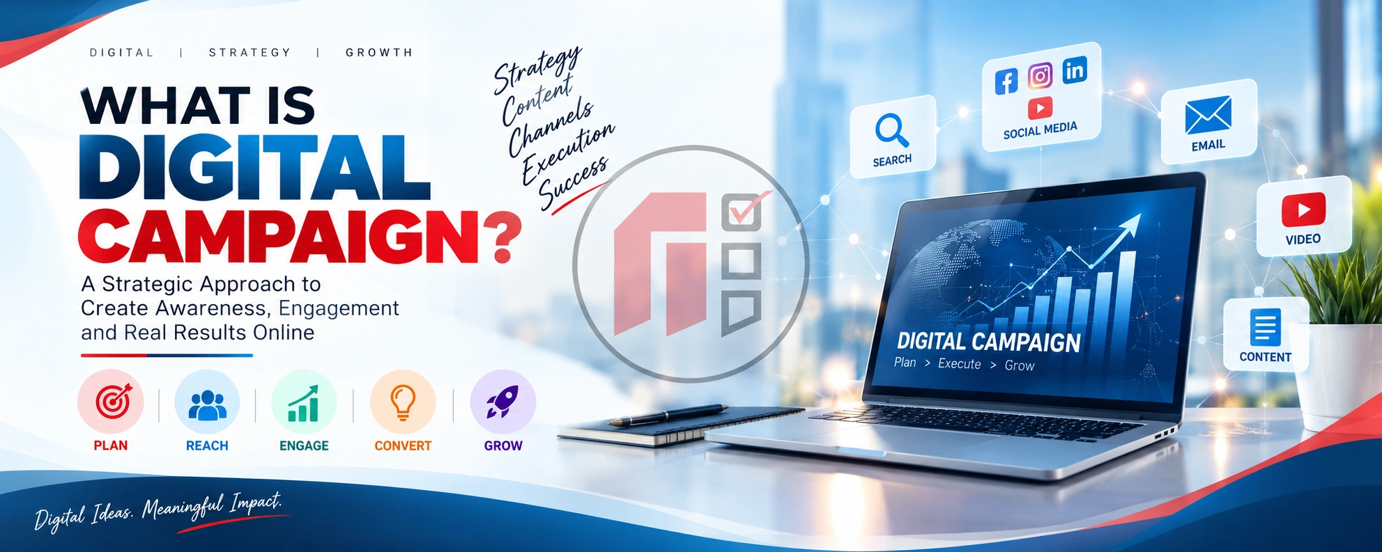 What is Digital Campaign - strategy, planning, content, execution, monitoring and analytics guide by Megamind